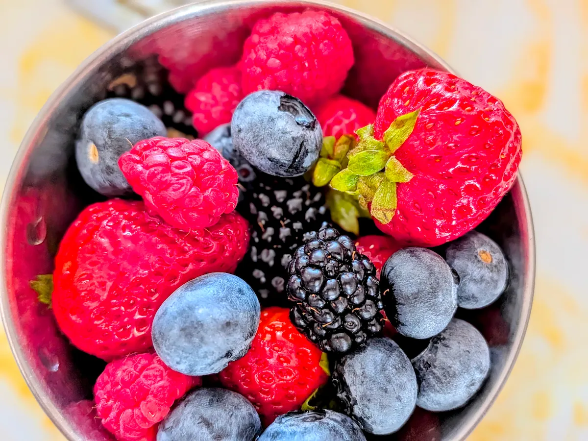 Fresh Berry Bowl – Seasonal strawberries, blueberries, raspberries, and blackberries — a light, fresh finish | SPICE ROOM Denver