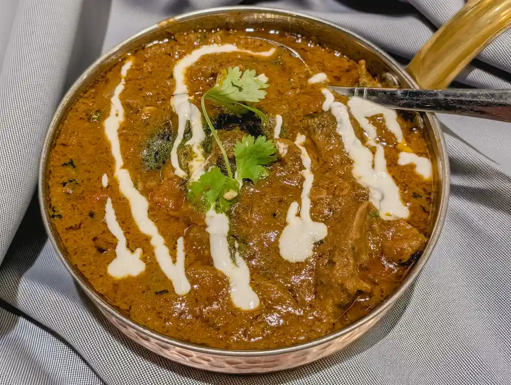 Lamb Rogan Josh — aromatic Kashmiri lamb curry at SPICE ROOM Denver