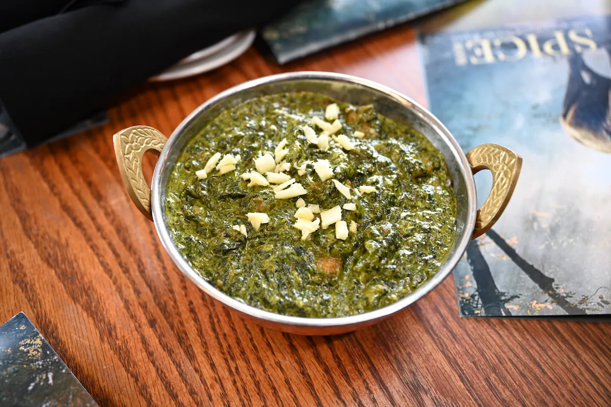 Saag – Slow-cooked leafy greens with ginger and garlic — a Punjabi winter staple | SPICE ROOM Denver