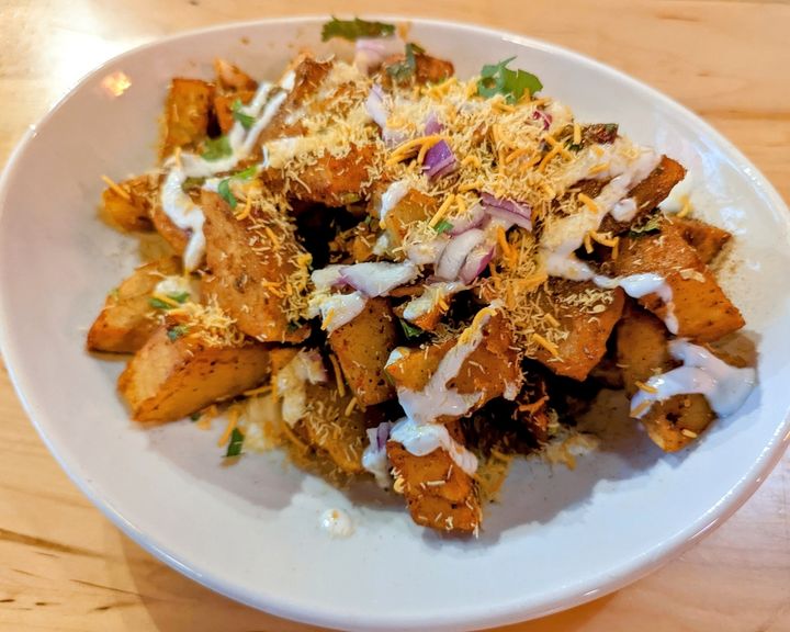 Chatpati Aloo (Potatoes) Chaat at SPICE ROOM Denver