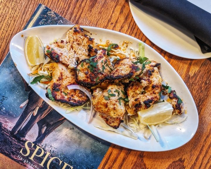 Chicken Malai Tikka (Kebab) at SPICE ROOM Denver