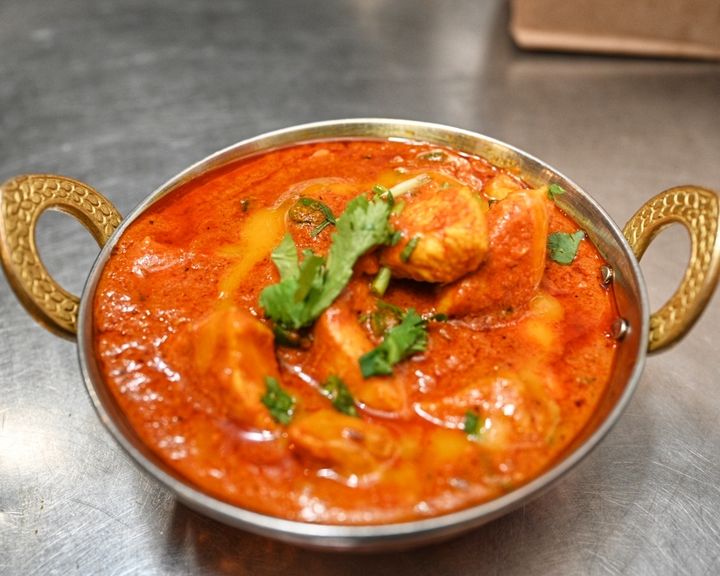 Chicken Pathia (Mango Chicken) at SPICE ROOM Denver