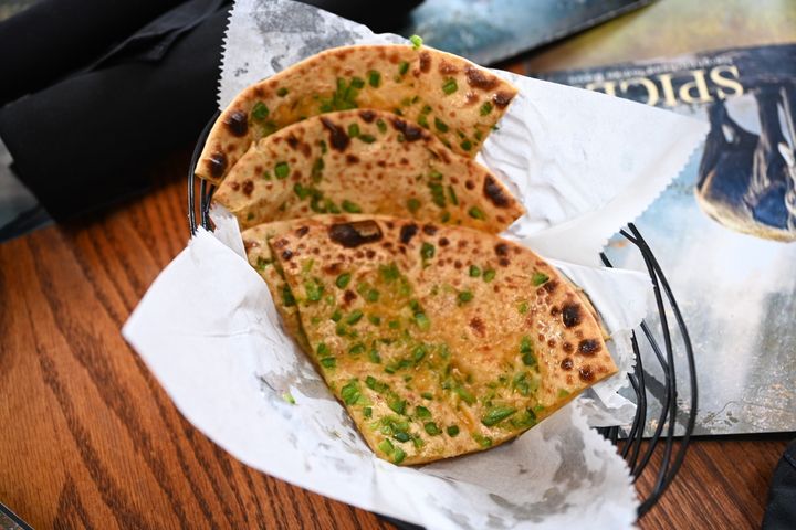 Jalapeño & Cheese Roti (Whole Wheat) at SPICE ROOM Denver