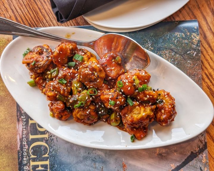 Mushroom Manchurian at SPICE ROOM Denver