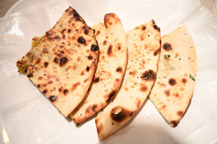 Potato Naan at SPICE ROOM Denver