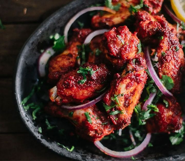 Never-fried Tandoori Chicken Wings (8pc) at SPICE ROOM Denver
