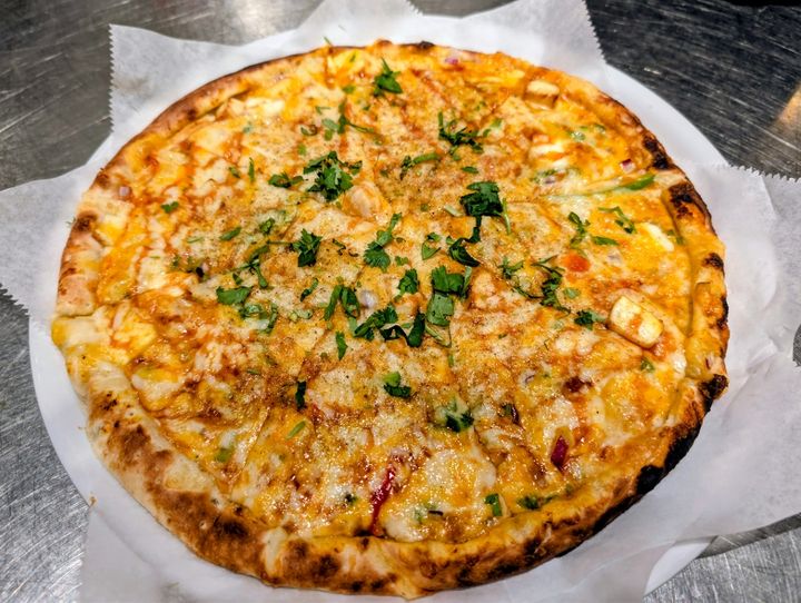 Spice Room Indian Pizza at SPICE ROOM Denver